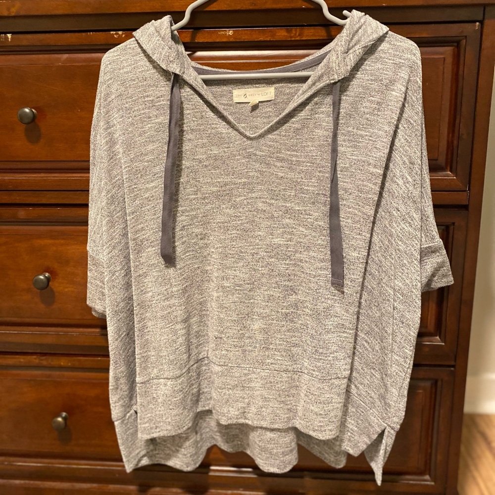 Lou & Grey Cropped Oversize Sweatshirt